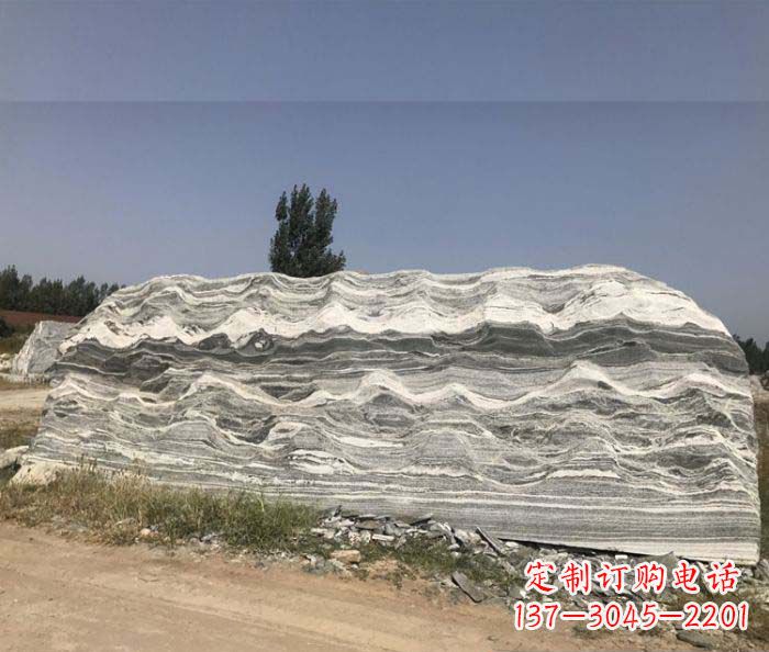 福建雪浪石假山公园景观石雕