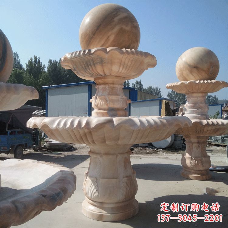 福建一米的喷泉石雕