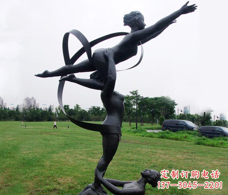 福建艺术体操运动员雕塑