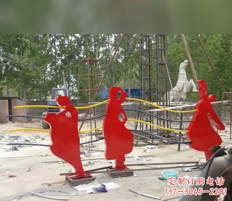 福建音符剪纸雕塑不锈钢