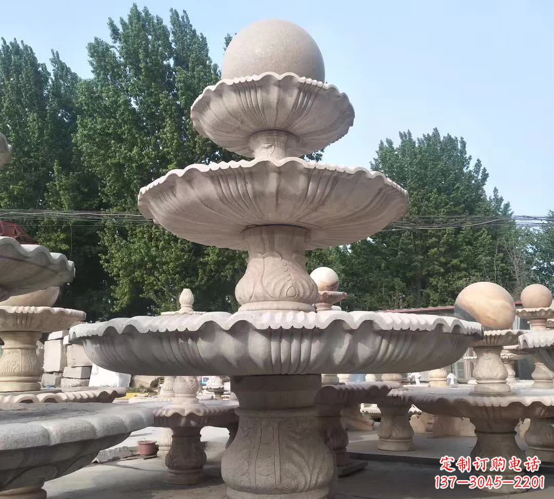 福建音乐风水球石雕