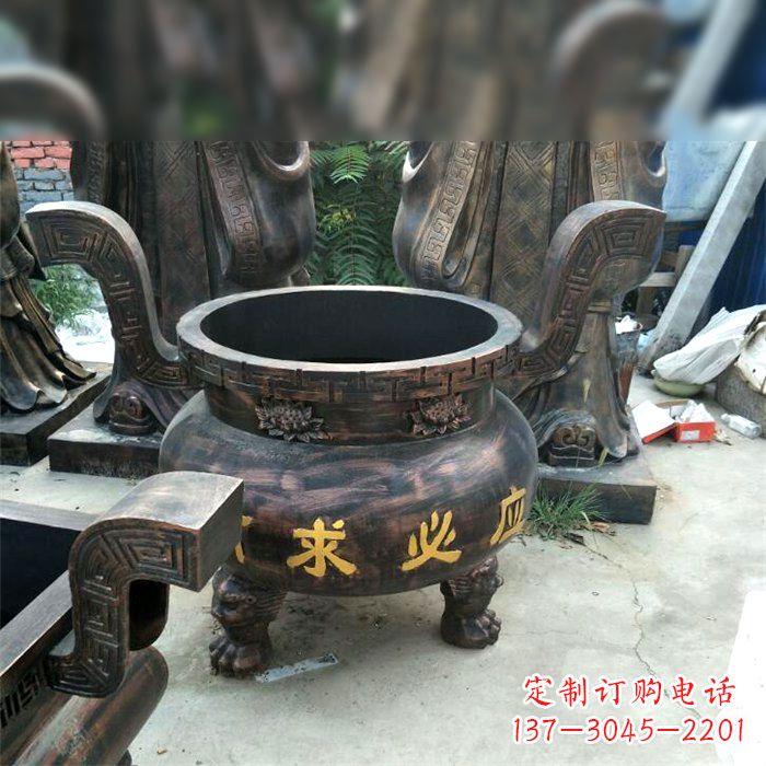 福建有求必应祈福铜雕香炉