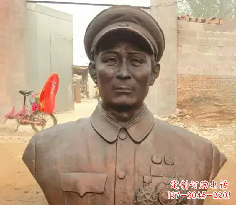 福建元帅名人胸像铜雕