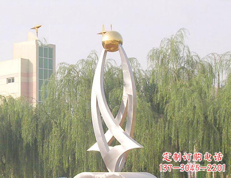 福建园林不锈钢创意书籍雕塑 
