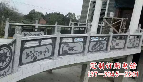 福建园林仿古石栏板景观石雕 (10)