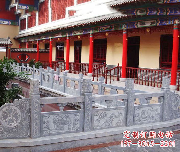 福建园林仿古石栏板景观石雕 (12)