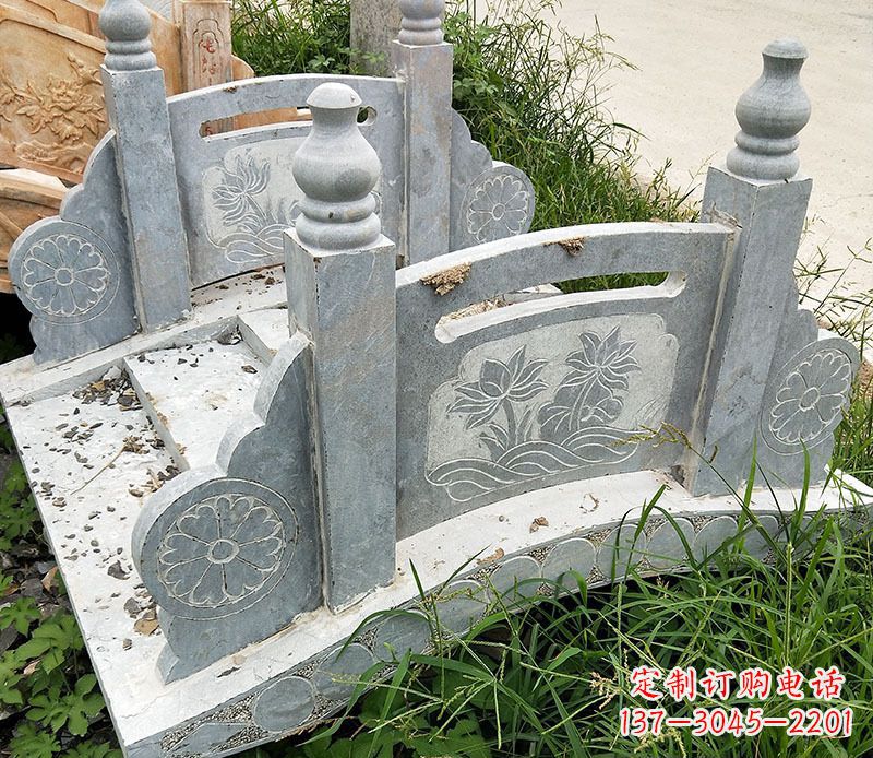 福建园林仿古石栏板景观石雕_1 (2)