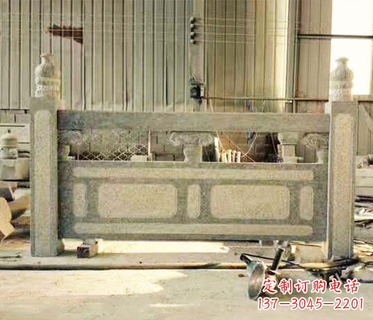 福建园林仿古石栏板景观石雕