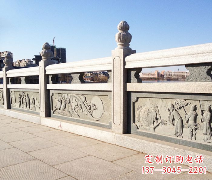 福建园林景观大理石栏板石雕 (8)