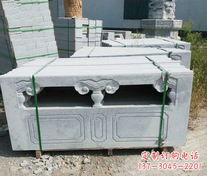 福建园林景观大理石栏板石雕 (13)