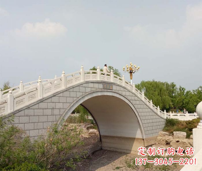 福建园林景观大理石桥栏板石雕 (6)