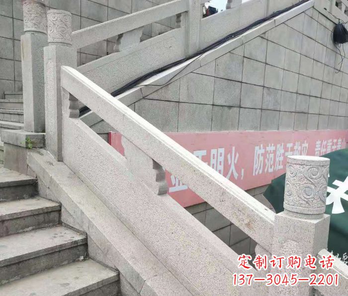 福建园林景观大理石桥栏板石雕_1 (2)