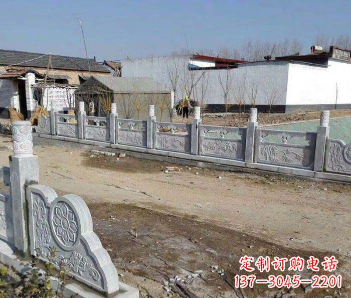 福建园林景观仿古栏板石雕