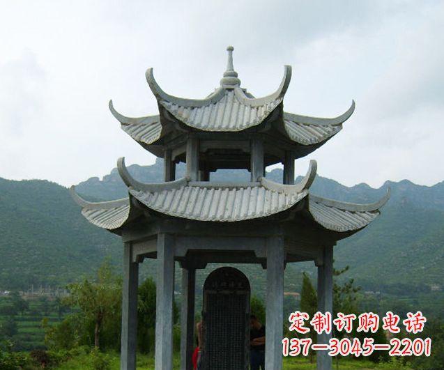 福建园林景观仿古凉亭石雕