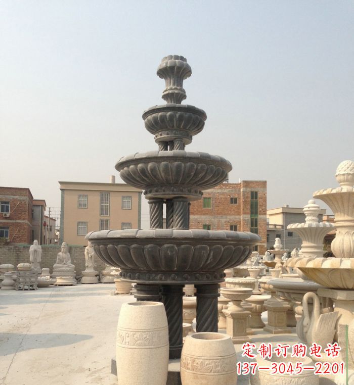 福建园林景观仿古喷泉石雕