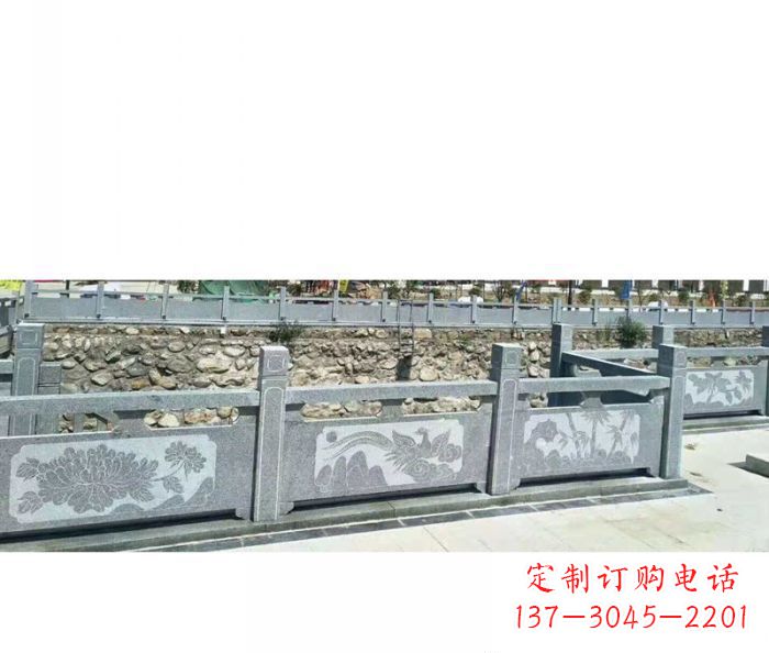 福建园林景观仿古石雕栏板 (5)