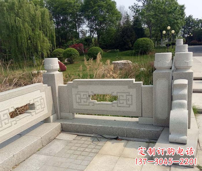 福建园林景观仿古石雕栏板 (8)