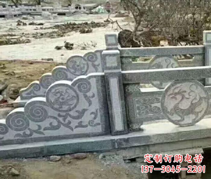 福建园林景观仿古石雕栏板 (10)