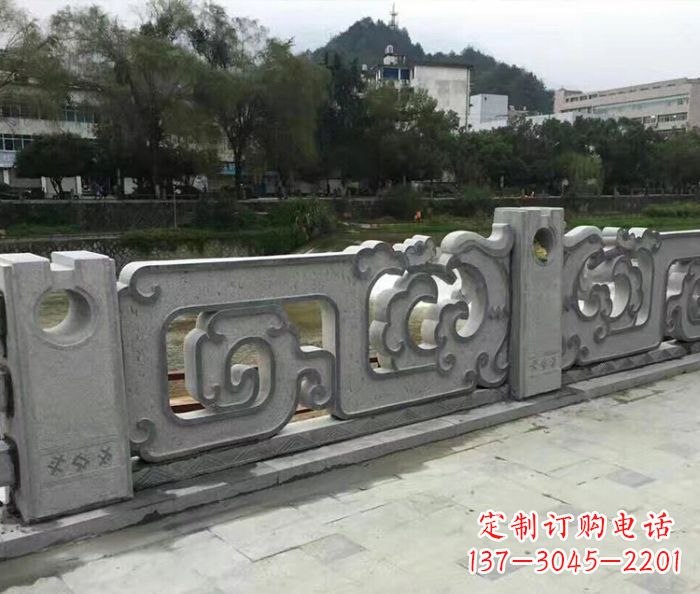 福建园林景观仿古石雕栏板_1