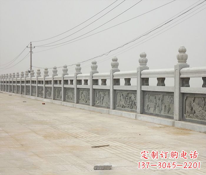 福建园林景观仿古石雕栏板_2