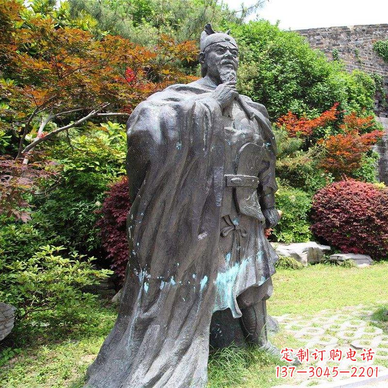 福建园林历史人物明太祖朱元璋雕塑