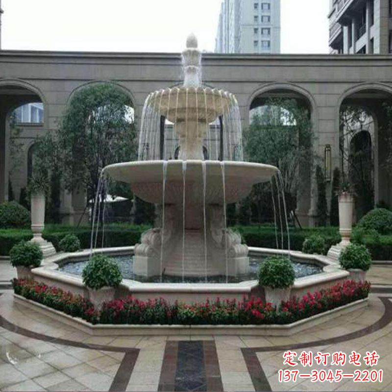 福建园林石雕喷泉雕塑