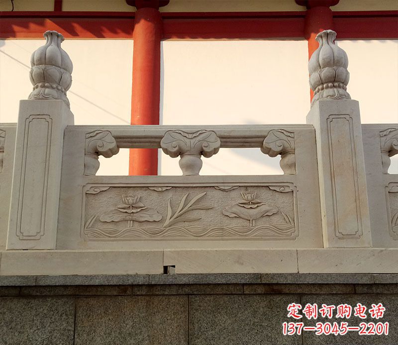 福建园林石浮雕栏板景观石雕 (2)