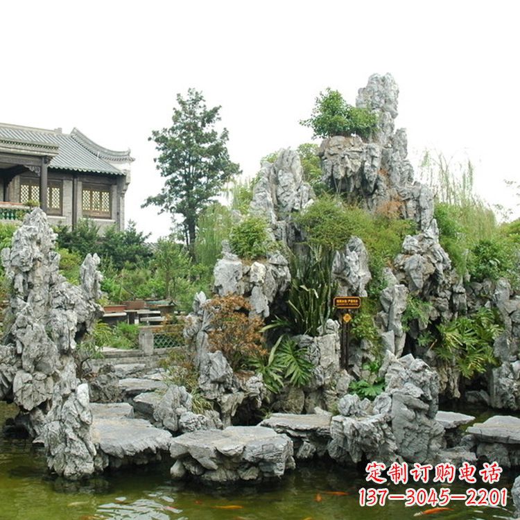 福建园林庭院奇石假山