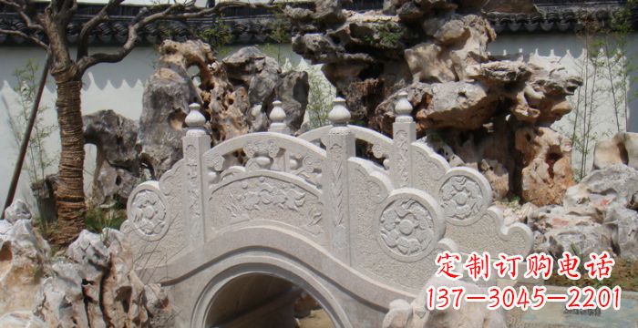 福建园林小型石拱桥