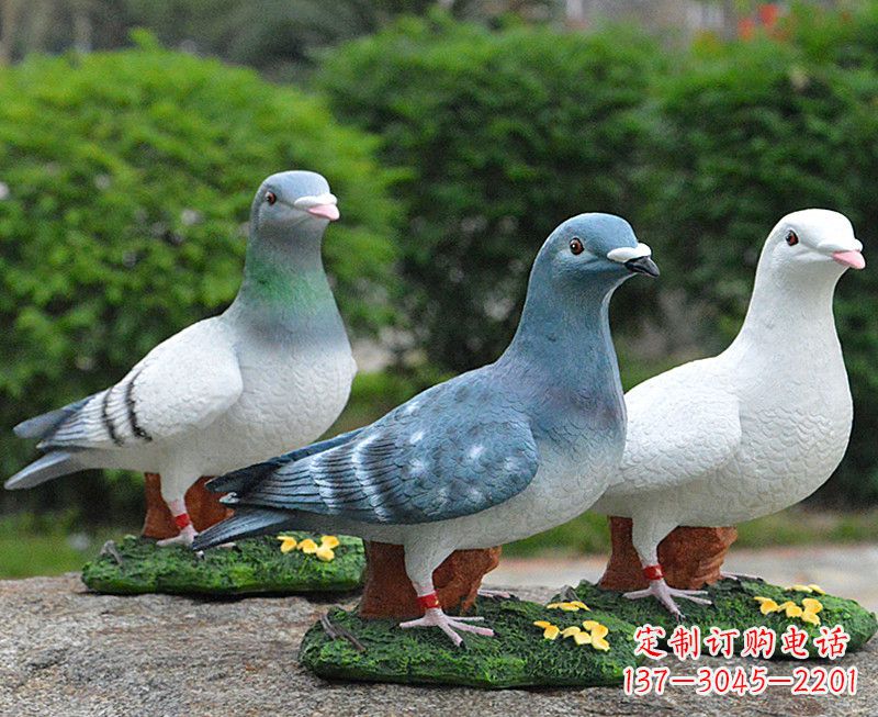 福建长春和平鸽雕塑