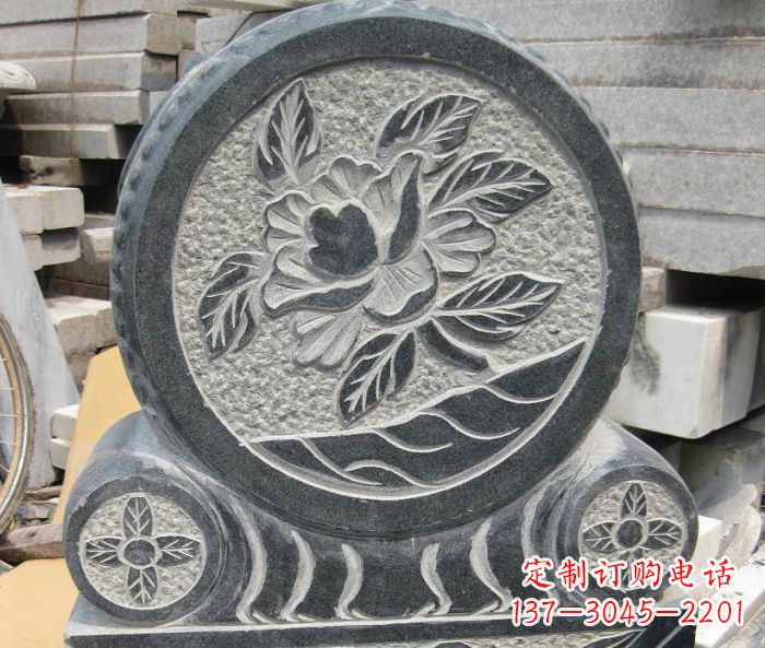 福建招财抱鼓石仿古石门墩