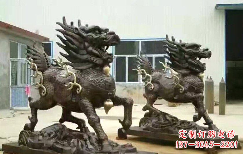 福建招财进宝铜麒麟