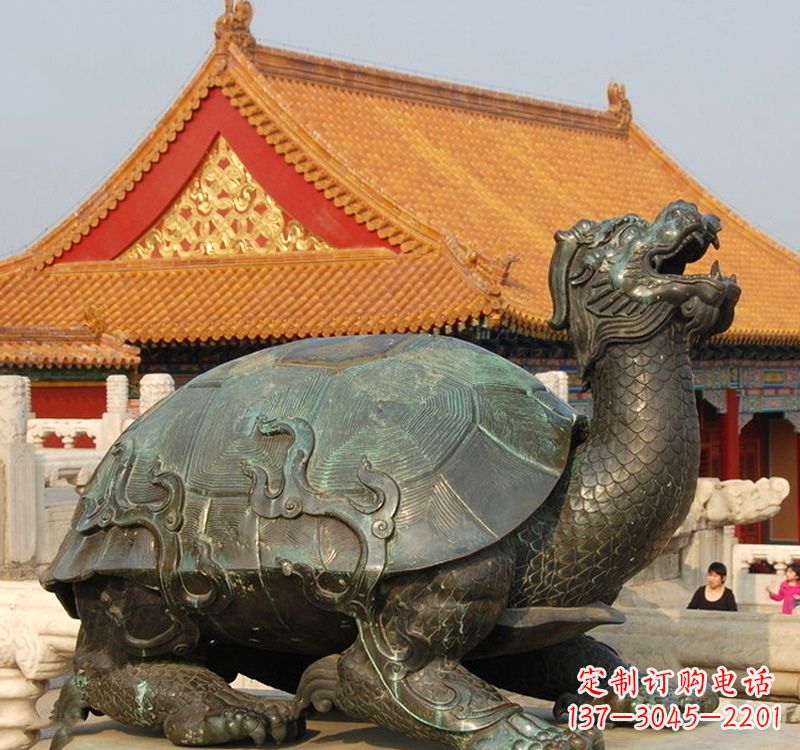 福建招财龙龟铜雕塑