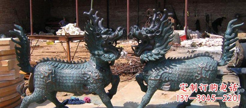 福建招财铜麒麟