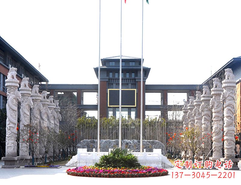福建中国华表雕塑-校园园林广场景观装饰雕塑