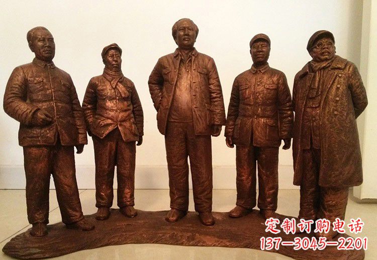 福建中国近代伟人系列铜雕像
