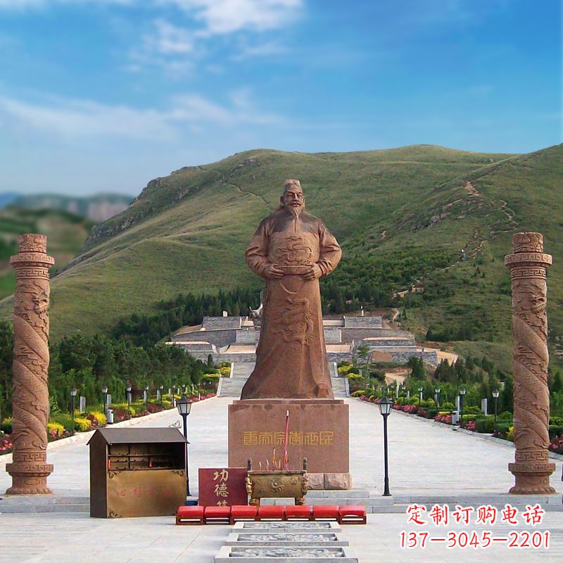 福建中国历史名人大型李世民景观雕塑