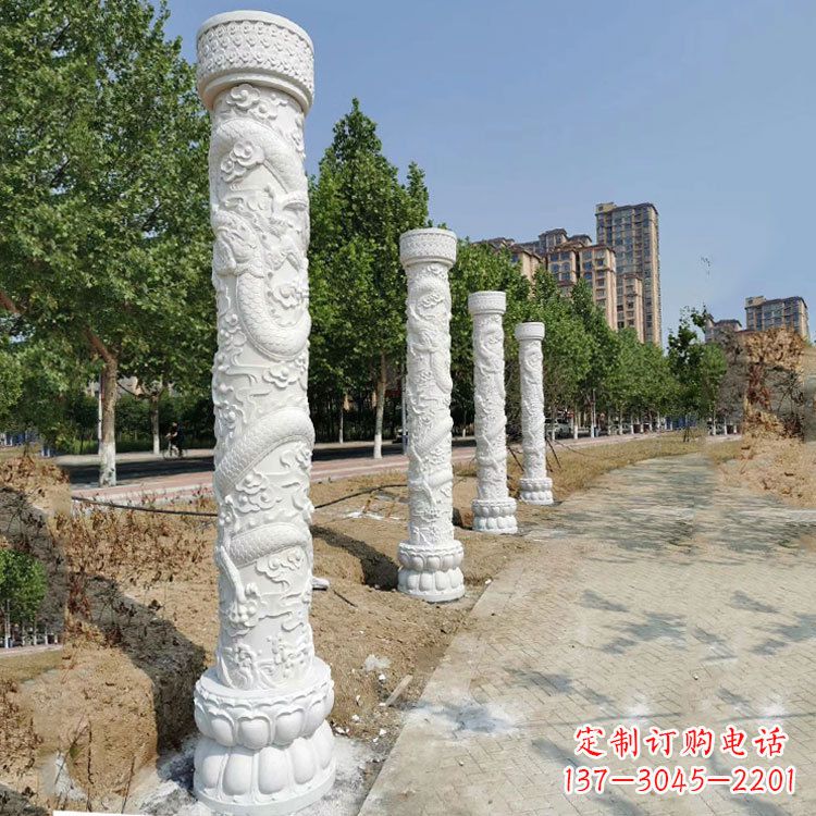 福建中国龙柱雕刻