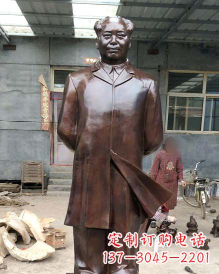 福建中国伟人毛泽东铜像