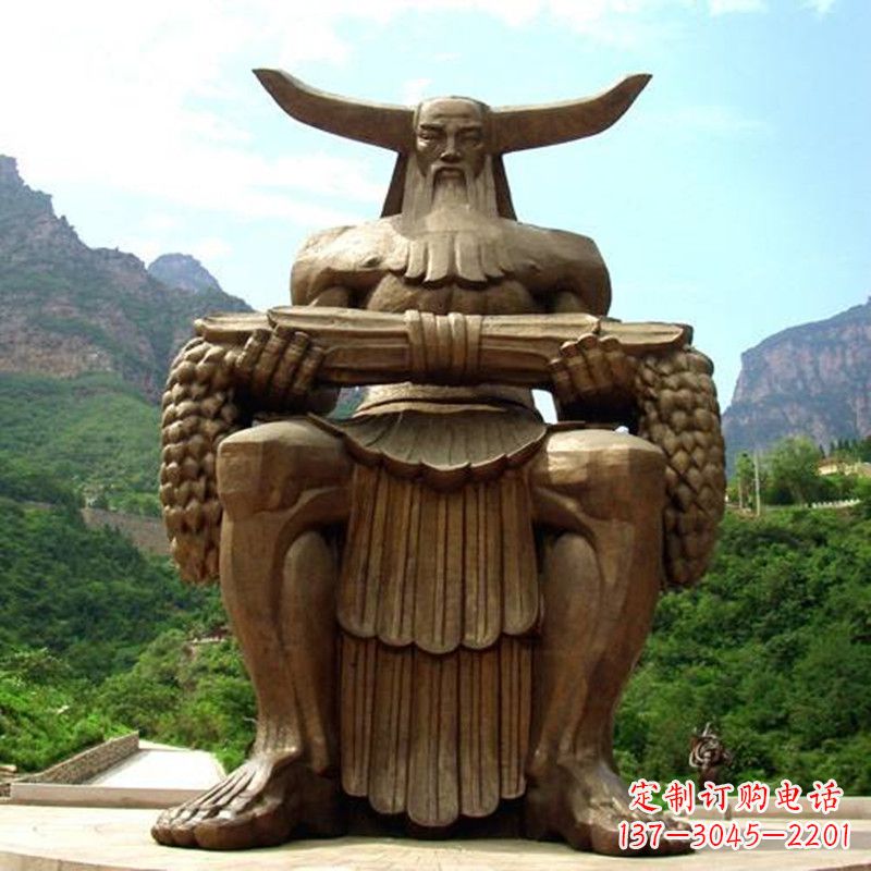 福建中华民族人文初祖五榖神农大帝大型景观雕塑