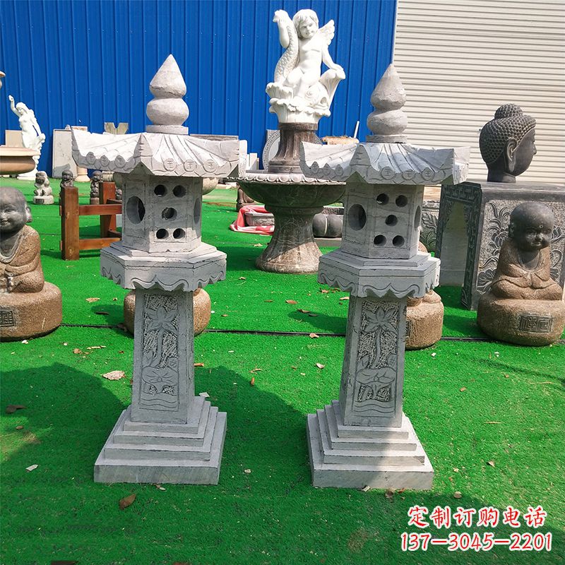 福建中式大理石灯笼