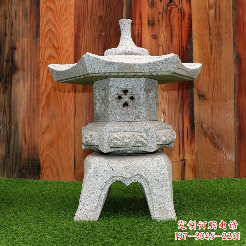 福建中式复古石灯