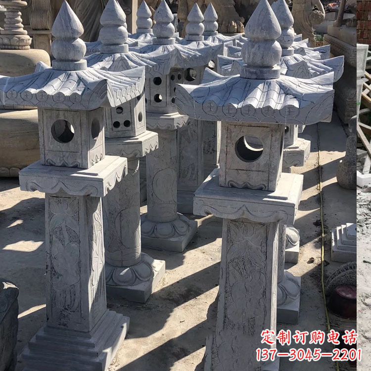 福建中式汉代石雕灯笼