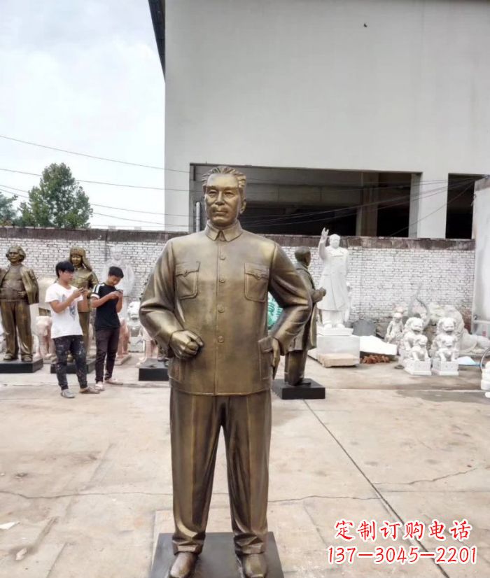 福建周恩来铜雕 (3)