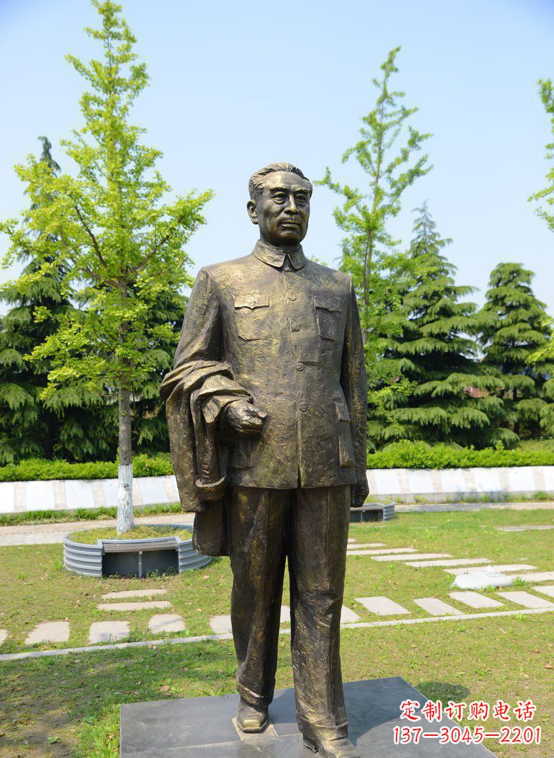 福建周总理伟人铜雕