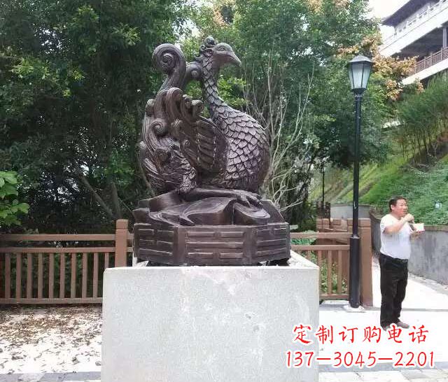 福建朱雀神兽雕塑
