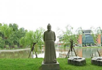 福建中国古代杰出的法医学家石雕宋慈雕塑像