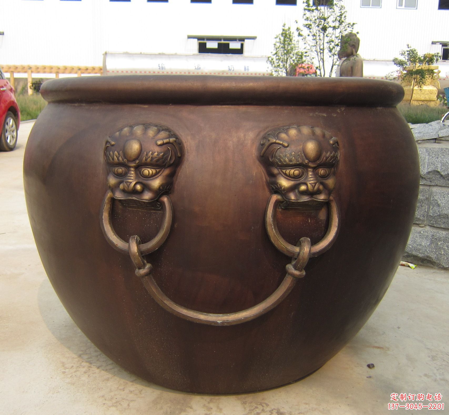 福建铸铜缸庭院园林水缸鱼缸摆件