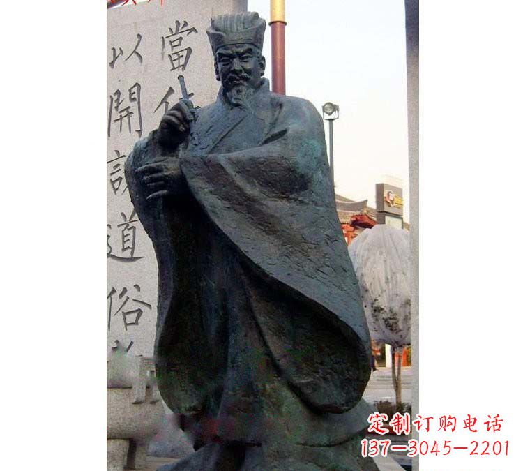 福建铸铜古代名人颜真卿