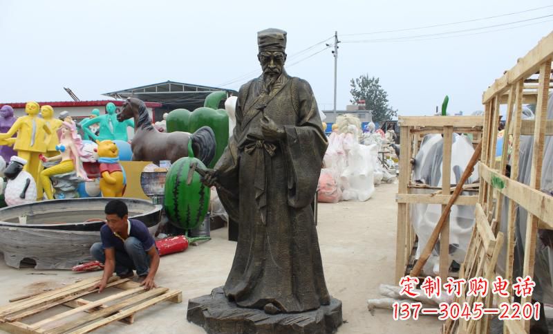 福建铸铜李时珍雕塑